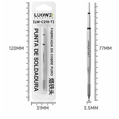 LUOWEI PUNTA PARA CAUTIN EN ESFERA C210-T (FPC)