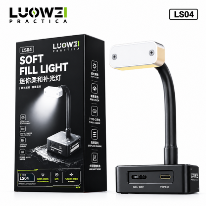 LUOWEI LAMPARA LED MINI CON BASE FLEXIBLE LW-LS04