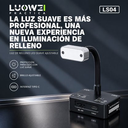 LUOWEI LAMPARA LED MINI CON BASE FLEXIBLE LW-LS04