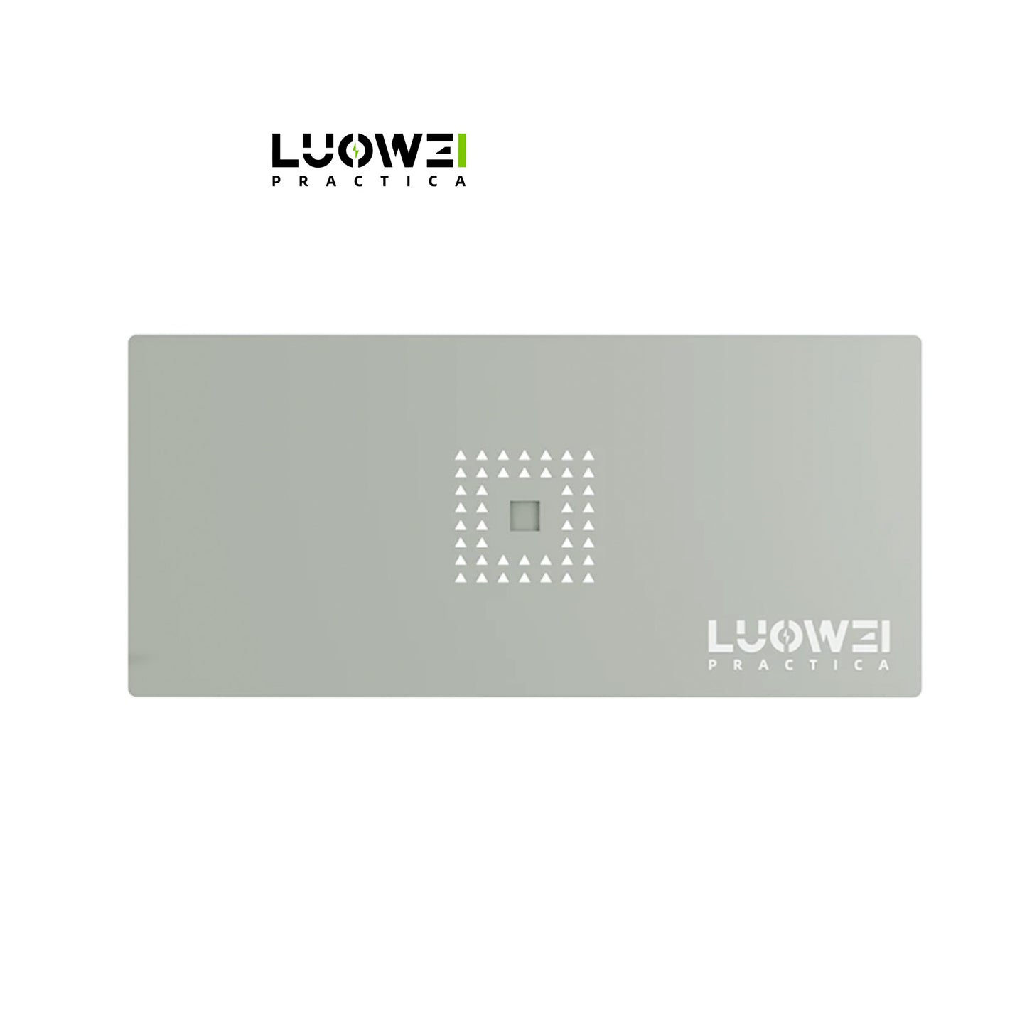 LUOWEI TAPETE DE TRABAJO 450MM x 206MM RESISTENTE A ALTAS TEMPERATURAS GRIS