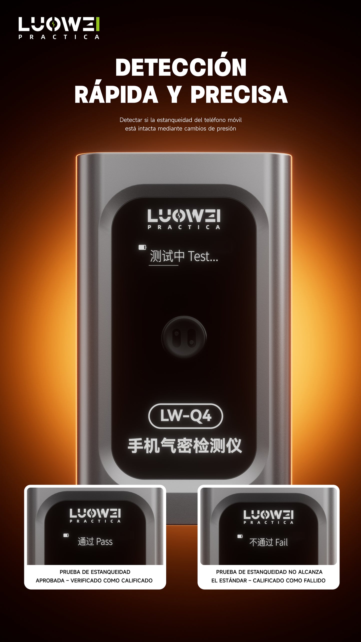 LUOWEI DETECTOR DE FUGAS DE AIRE LW-Q4