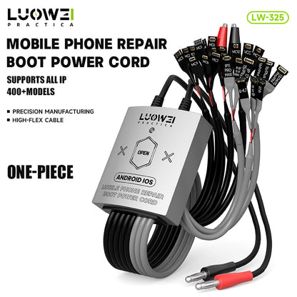 LUOWEI CABLE DE ARRANQUE PARA ANDROID Y IPHONE LW-325