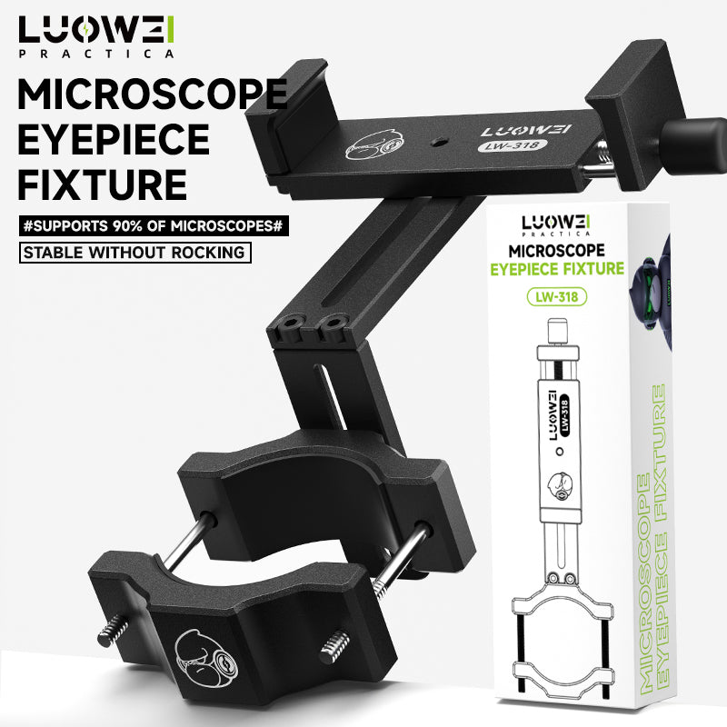 LUOWEI SOPORTE DE CELULAR PARA OCULAR DE MICROSCOPIO LW-318