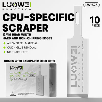LUOWEI RASPADOR ESPECIALIZADO PARA CPU - CABEZAL DE 12MM LW-326