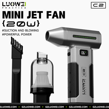 LUOWEI PISTOLA DE AIRE MINI JET FAN 20W C2