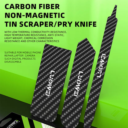 LUOWEI ESPATULA DE FIBRA DE CARBONO LW (T03, T02, T01)