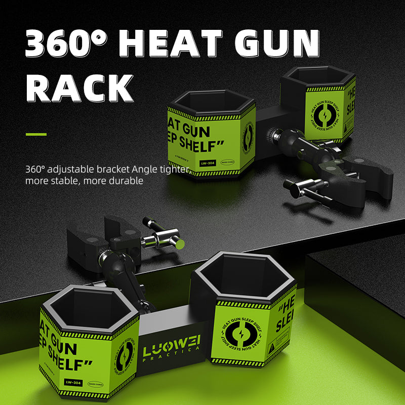 LUOWEI SOPORTE DOBLE PARA PISTOLA DE AIRE CALIENTE LW-304