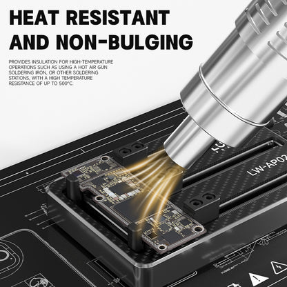 LUOWEI TAPETE DE TRABAJO RESISTENTE A ALTAS TEMPERATURAS LW-M4