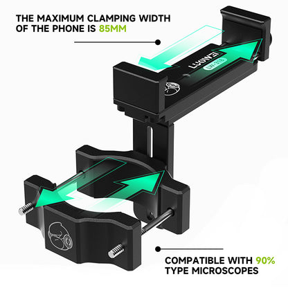 LUOWEI SOPORTE DE CELULAR PARA OCULAR DE MICROSCOPIO LW-318