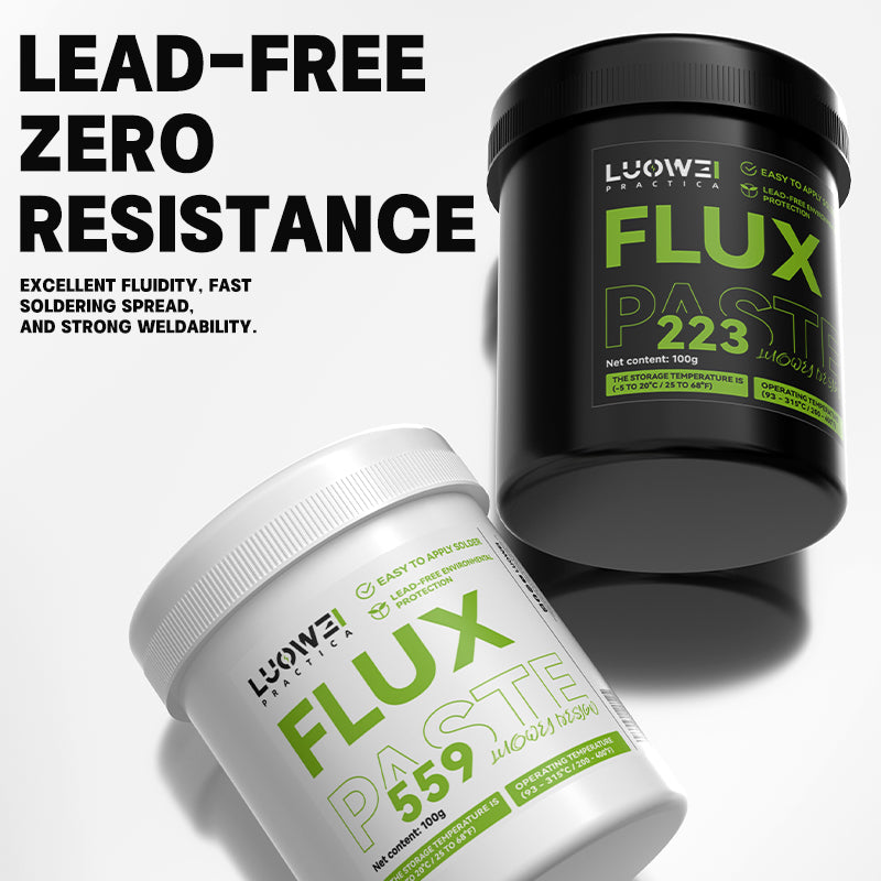 LUOWEI FLUX EN PASTA BLANCO / NEGRO 100G