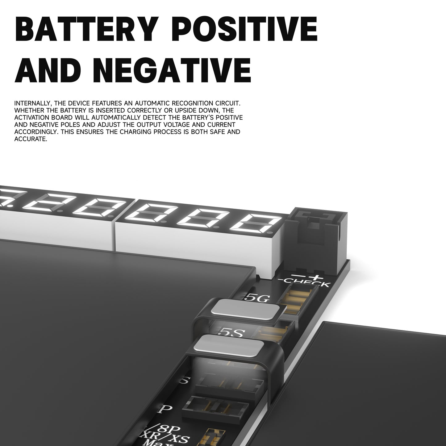 LUOWEI ACTIVADOR DE BATERIAS PARA IPHONE Y ANDROID LW-B03