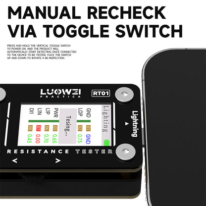 LUOWEI PROBADOR PARA PUERTOS DE CARGA Y DATOS LW-RT01