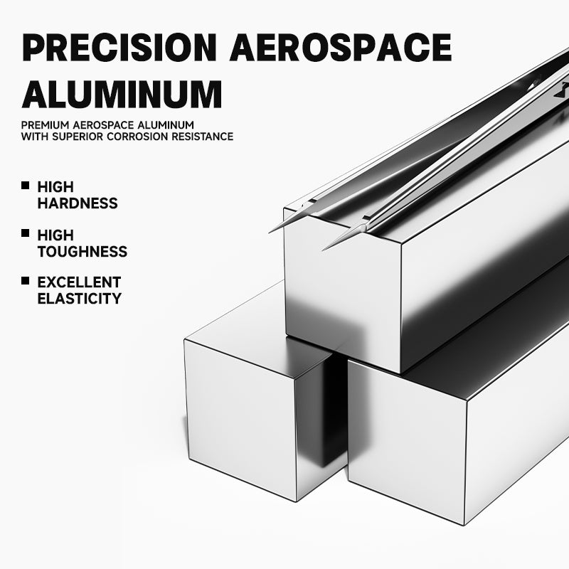 LUOWEI PINZAS DE ACERO INOXIDABLE NO MAGNETICAS PUNTA RECTA IS-40
