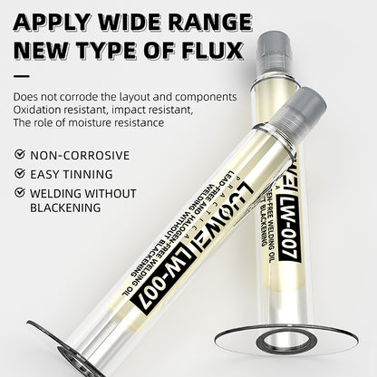 LUOWEI JERINGA CON SOLDADURA EN PASTA SIN PLOMO, SIN HALOGENOS LW-007