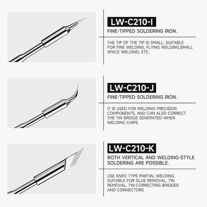 LUOWEI PUNTAS PARA CAUTIN LW-C210