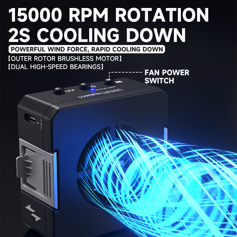 LUOWEI VENTILADOR, EXTRACTOR Y LAMPARA UV LW-CF01