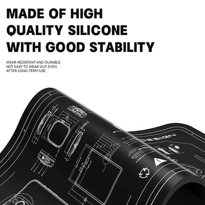 LUOWEI TAPETE DE TRABAJO RESISTENTE A ALTAS TEMPERATURAS LW-M4