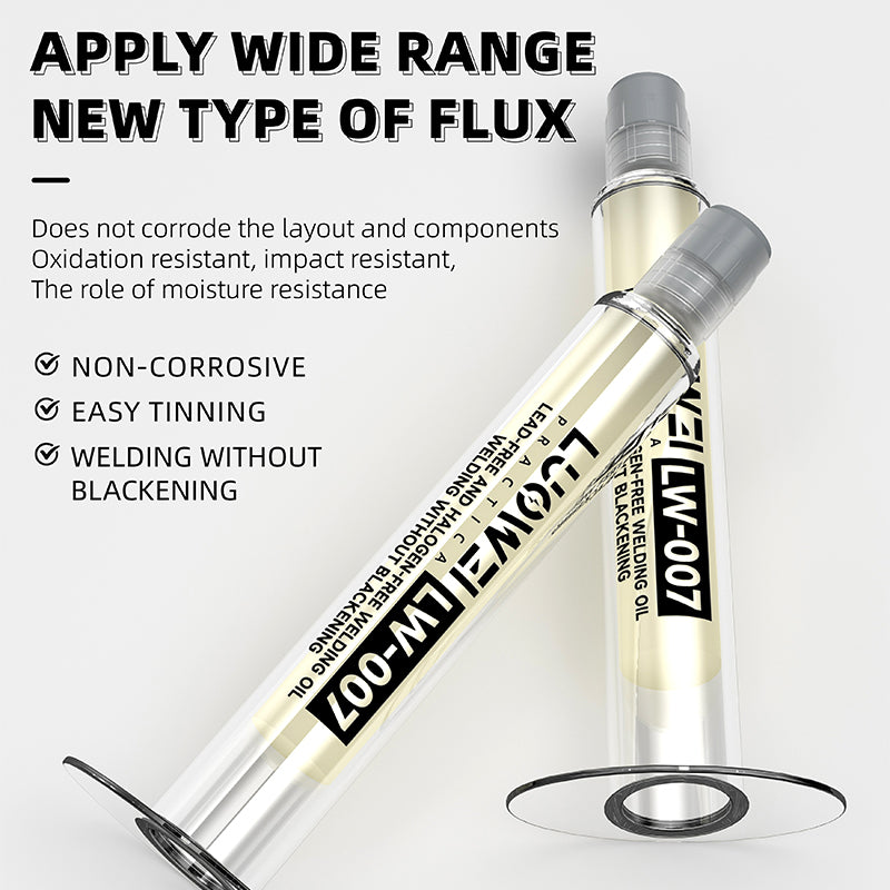 LUOWEI JERINGA CON SOLDADURA EN PASTA SIN PLOMO, SIN HALOGENOS LW-007