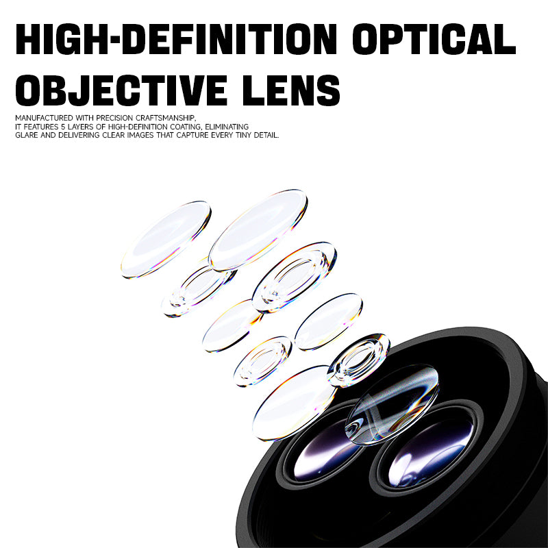 LUOWEI MICROSCOPIO TRINOCULAR GEEK FUTURE LW-TR03-B3TV 7-68x CON ARO DE LUZ LW-LS01