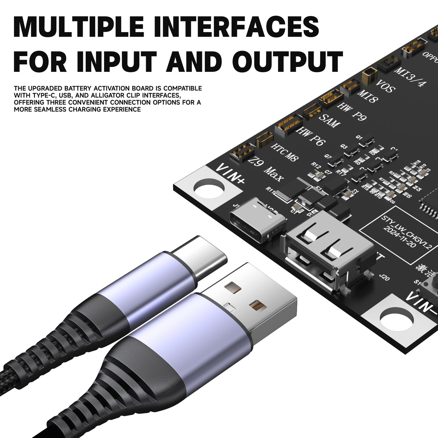 LUOWEI ACTIVADOR DE BATERIAS PARA IPHONE Y ANDROID LW-B03