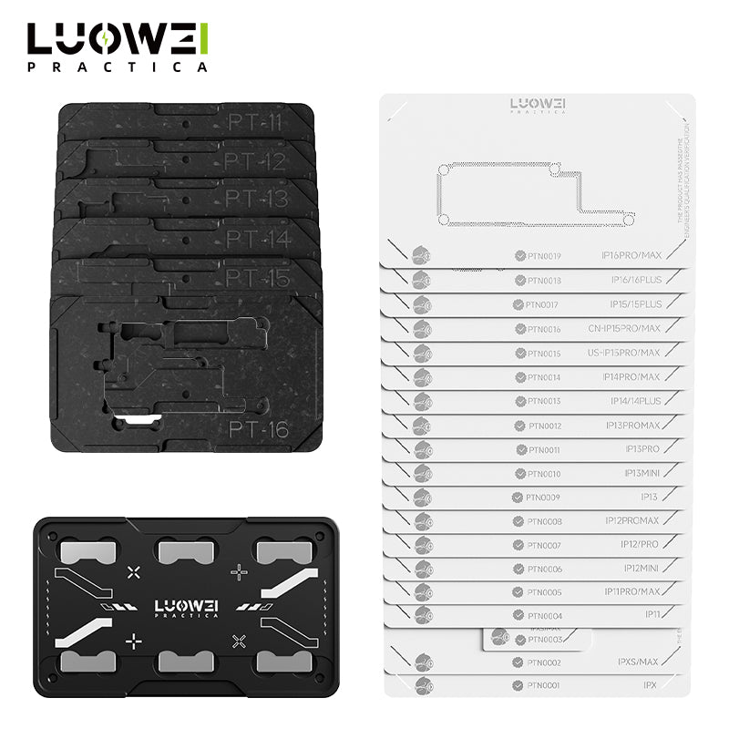 LUOWEI PLATAFORMA CON STENCIL PARA INTERPOSER IPHONE SERIES 16