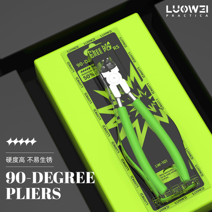 LUOWEI PINZA DE CORTE CON PUNTA DE 90° LW-101