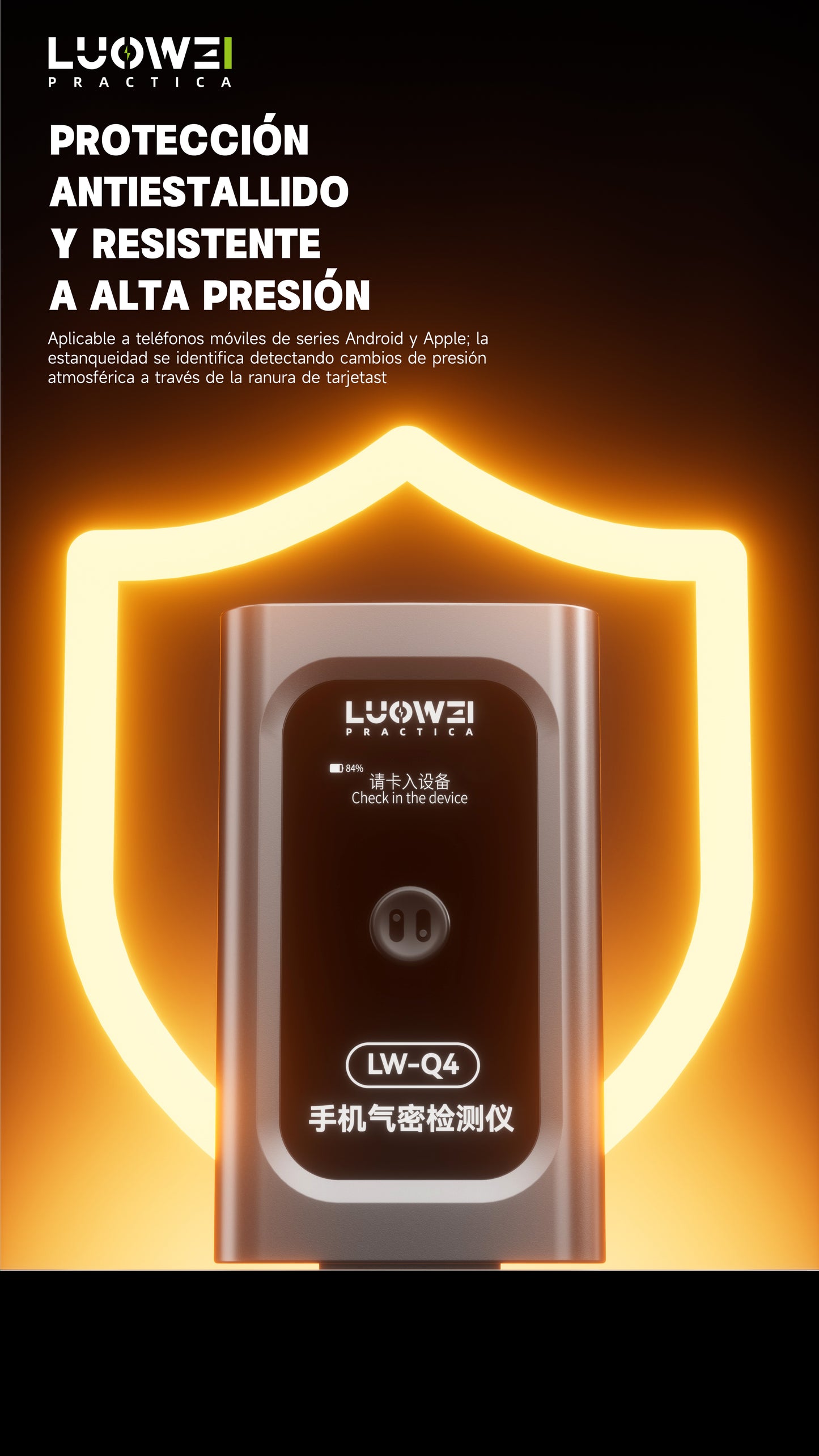 LUOWEI DETECTOR DE FUGAS DE AIRE LW-Q4