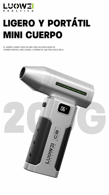 LUOWEI PISTOLA DE AIRE MINI JET FAN C2 20W