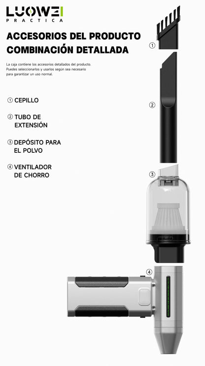 LUOWEI PISTOLA DE AIRE MINI JET FAN C2 20W