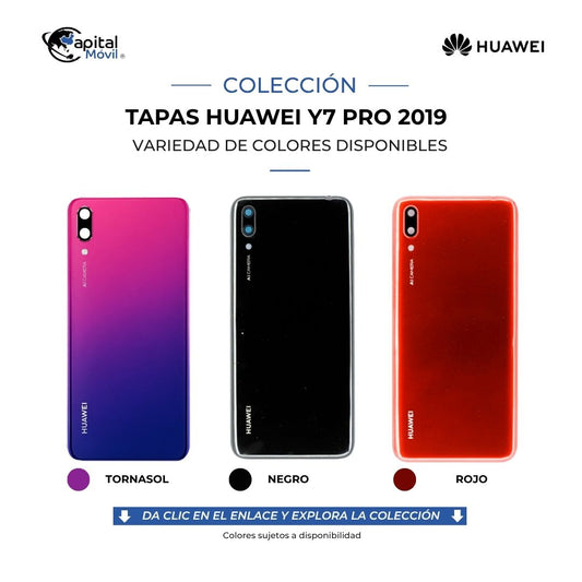 TAPA PARA HUAWEI Y7 PRO 2019