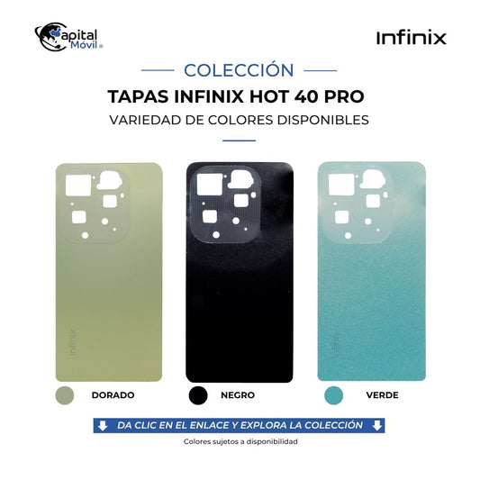 TAPA PARA INFINIX HOT 40 PRO