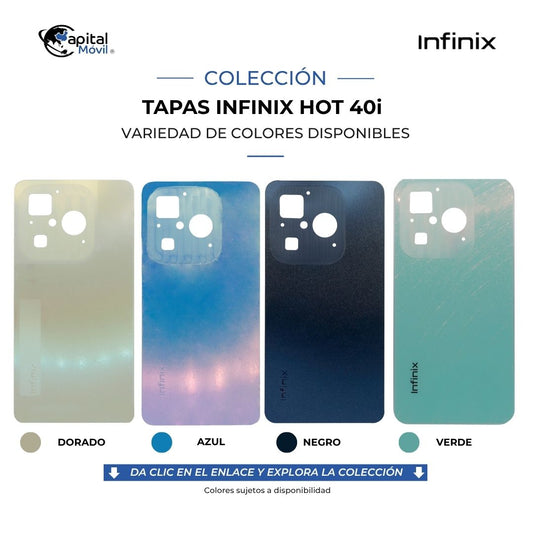 TAPA PARA INFINIX HOT 40i