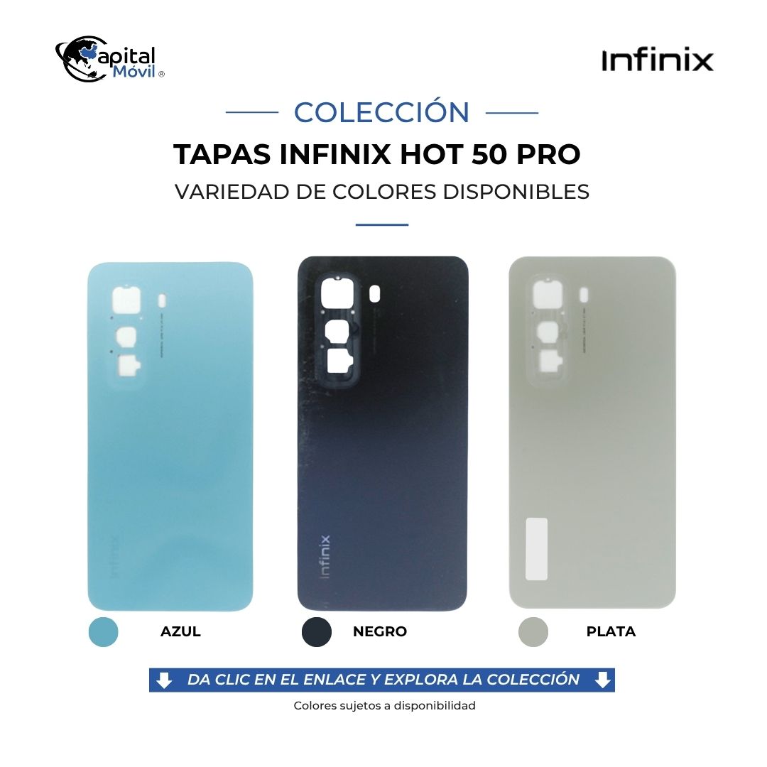 TAPA PARA INFINIX HOT 50 PRO
