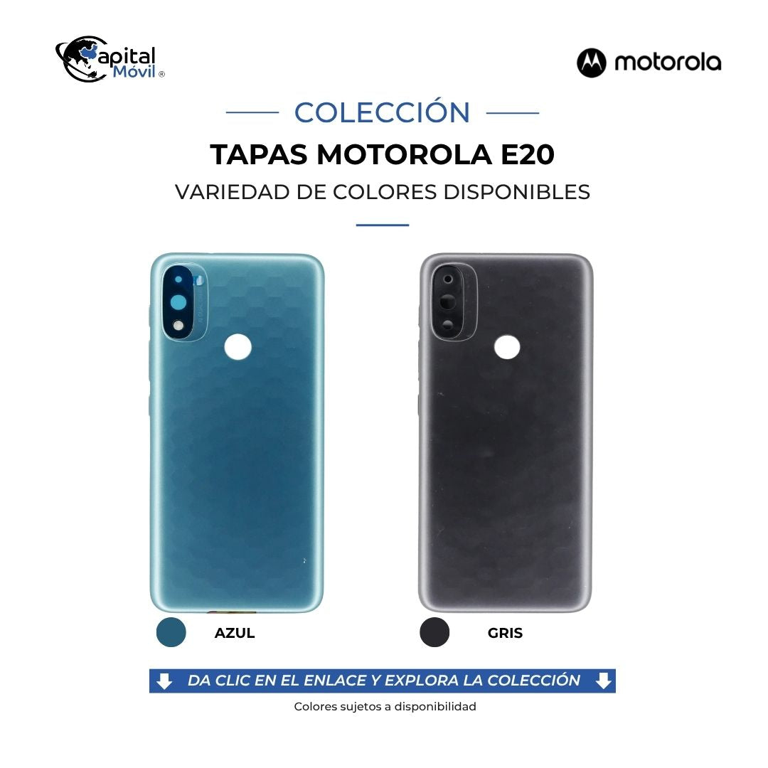 TAPA PARA MOTOROLA E20