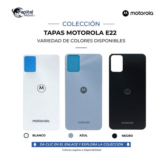 TAPA PARA MOTOROLA E22