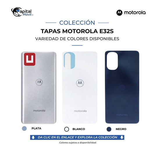 TAPA PARA MOTOROLA E32S