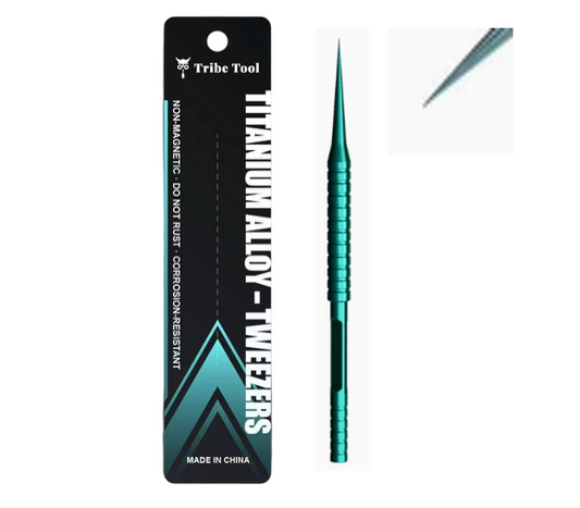 TRIBE TOOL PINZA ULTRA FINA TITANIO ANILLO GT - 11 AZUL