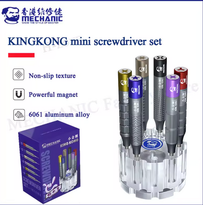 MECHANIC JUEGO DE DESARMADORES KING KONG 6 EN 1