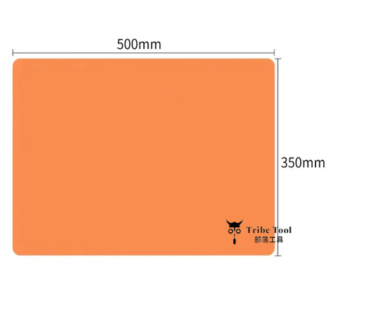 TRIBE TOOL TAPETE DE TRABAJO LISO 500mm X 350mm NARANJA
