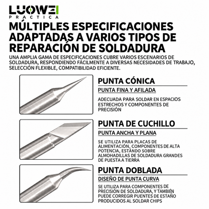 LUOWEI PUNTA PARA CAUTIN 3 EN 1 I / J / K C210 LW-210-3S
