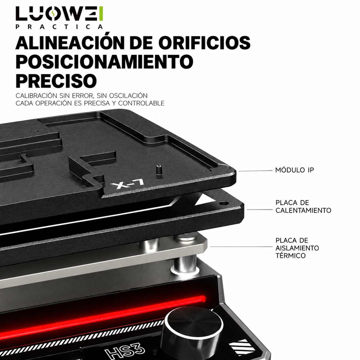 LUOWEI PLATAFORMA MULTIFUNCIONAL DE PRECALENTAMIENTO LW-HS3