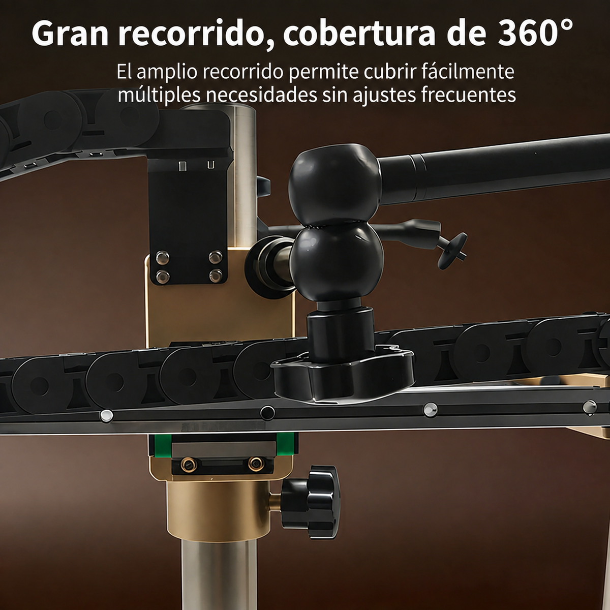 BG TOOLS BRAZO PARA MICROSCOPIO ARTICULADO CON AJUSTE DE ALTURA Y SOPORTES PARA ACCESORIOS KG-33