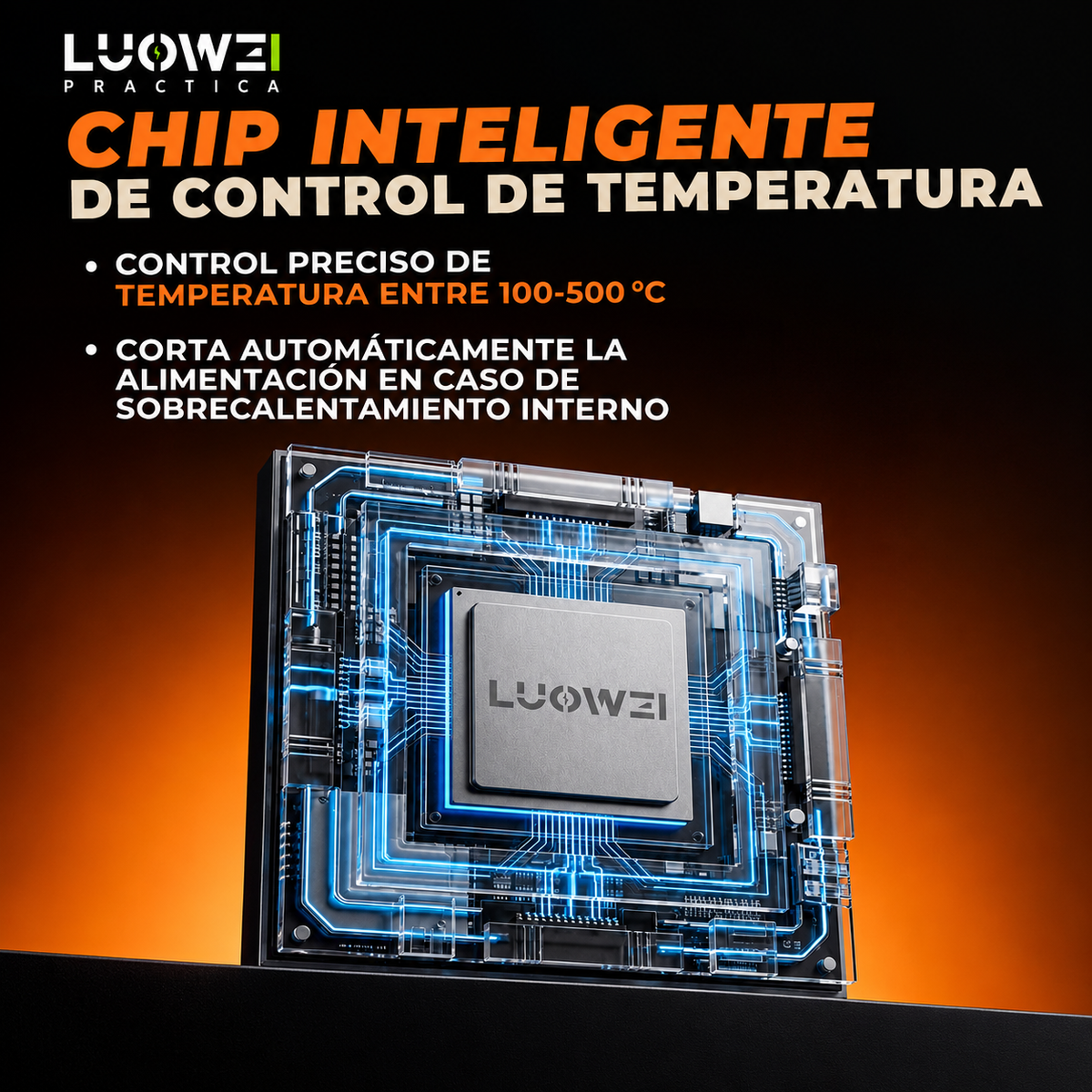 LUOWEI ESTACION DE SOLDADURA C210 LW-SS02 (+ MANERAL C115)