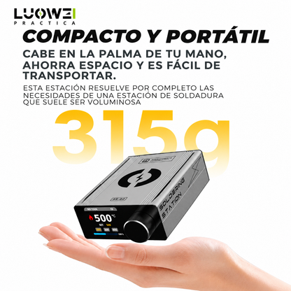 LUOWEI ESTACION DE SOLDADURA C210 LW-SS02 (+ MANERAL C115)