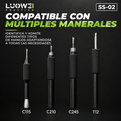 LUOWEI ESTACION DE SOLDADURA C210 LW-SS02 (+ MANERAL C115)