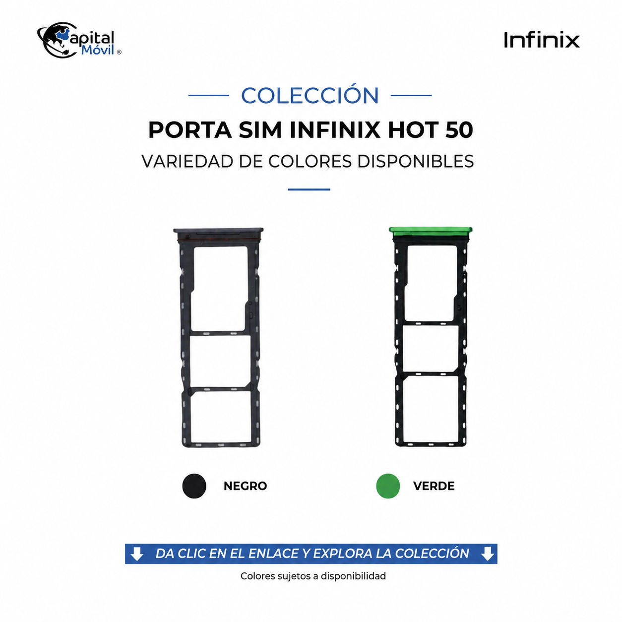 PORTA SIM INFINIX HOT 50