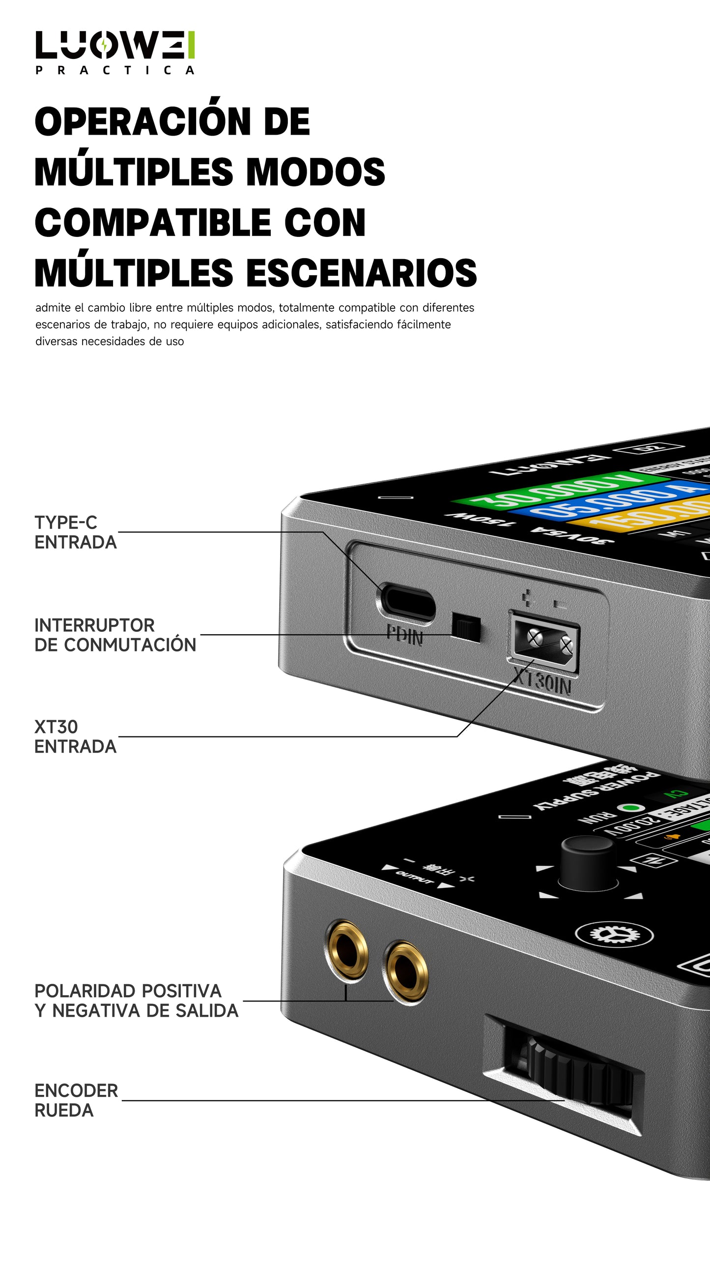 LUOWEI AMPERIMETRO DIGITAL LW-D2