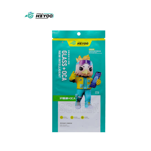 HZYOO GLASS CON OCA PARA PARA IPHONE SERIE 12 - 17