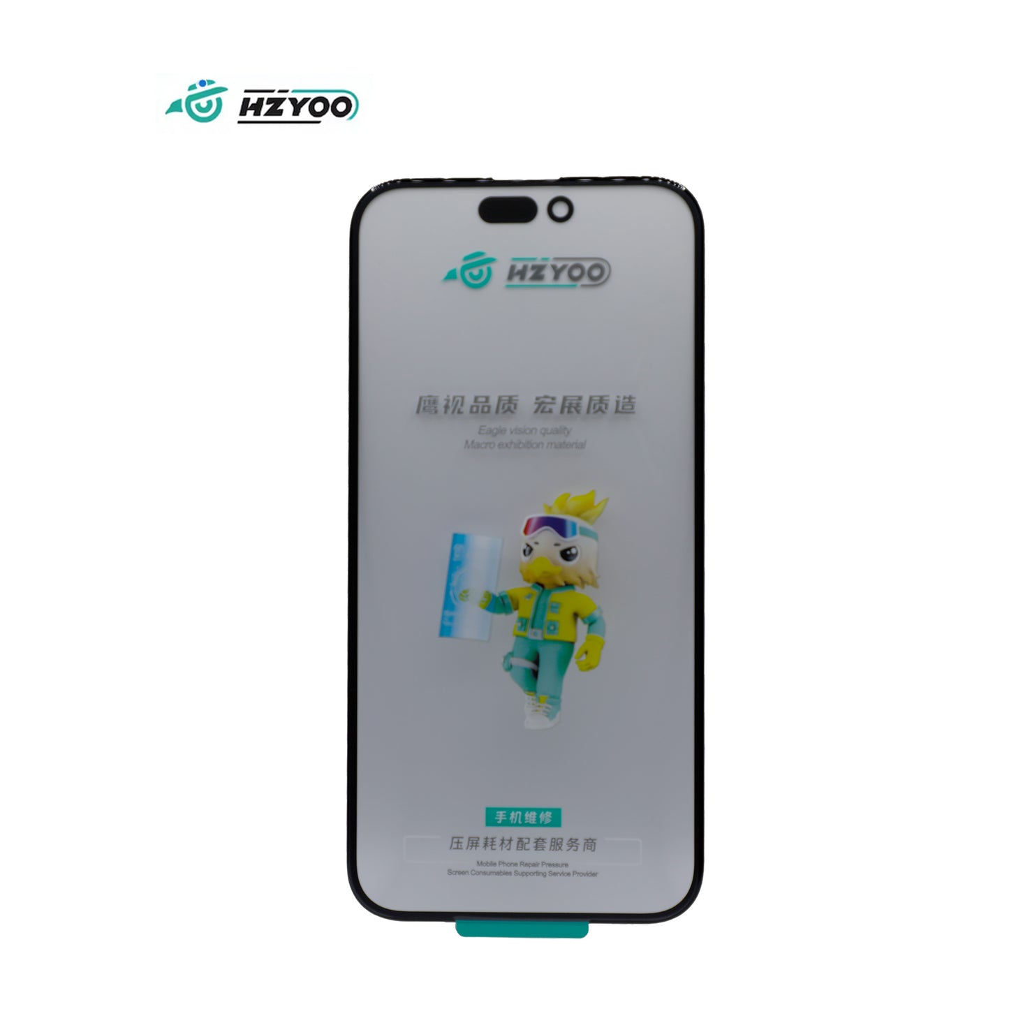 HZYOO GLASS CON OCA PARA PARA IPHONE SERIE 12 - 17