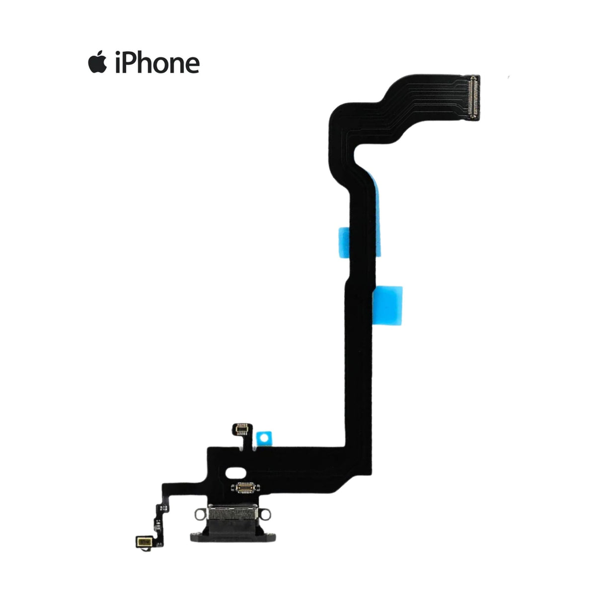 PLACA DE CARGA PARA IPHONE X NEGRO